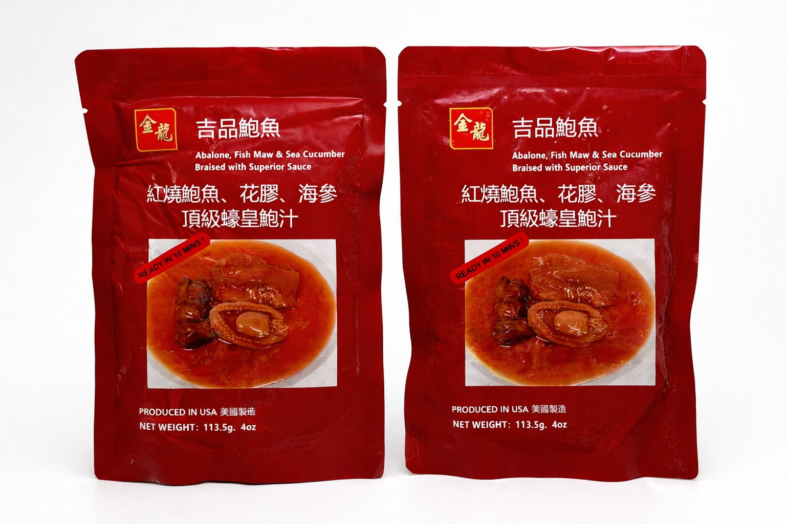 金龍牌紅燒鮑 參 肚/ 3包