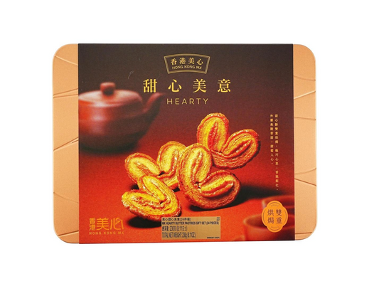 香港美心 甜心美意禮盒 蝴蝶酥曲奇餅乾