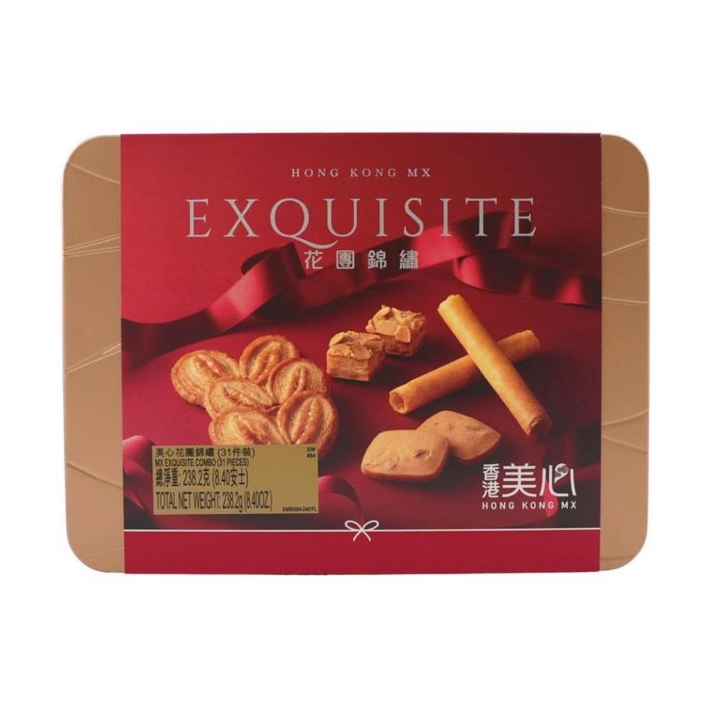 香港美心 花团锦绣礼盒 曲奇饼干糕点礼盒